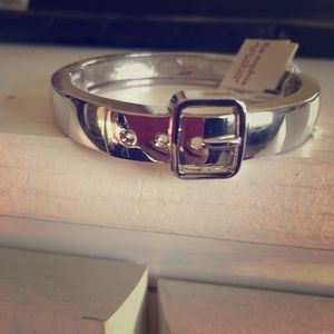Lia Sophia Silver Buckle Bracelet